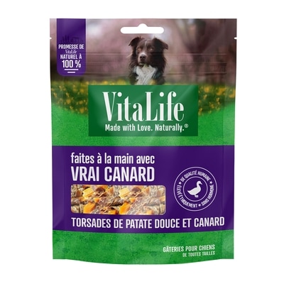VitaLife Torsades de patate douce et canard 400 g, 3,50 $/100g