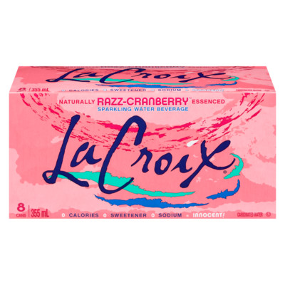 Lacroix Beverage Cranberry Raspberry      8x355.0 ml, $0.20/100ml