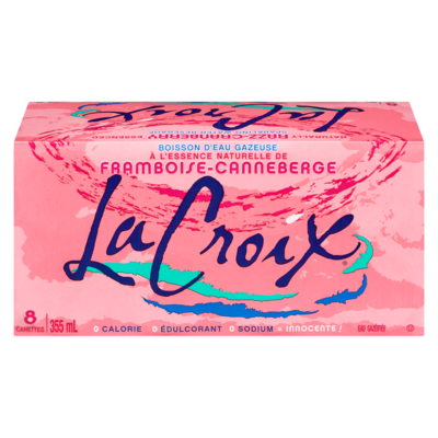 Lacroix Beverage Lacroix Canneberge Framboise 8x355.0 ml, 0,19 $/100ml