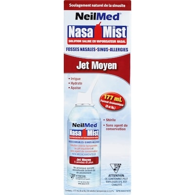 NeilMed Vaporisateur Nasal Jet Moyen 177 ml, 7,06 $/100ml