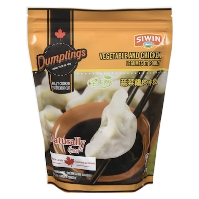 Siwin Vegetable And Chicken Dumplings 500 g, $1.30/100g