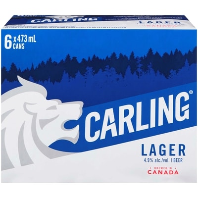 Carling Beer Can (ID required at pick-up) 6x473.0 ml, $0.49/100ml