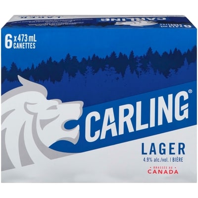 Carling Dry Bière en canette (Pièce d’identité requise au moment du ramassage) 6x473.0 ml, 0,49 $/100ml