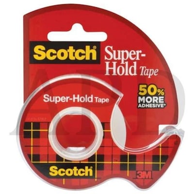 Scotch Super-Hold Tape, With Dispenser, 1 Pack  1 ea, $3.00/1ea