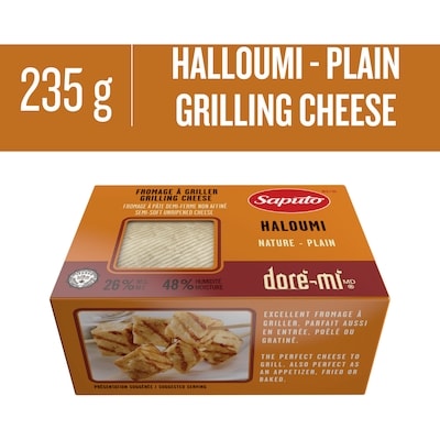 Saputo Doré-Mi Haloumi Cheese 235 g, $4.04/100g