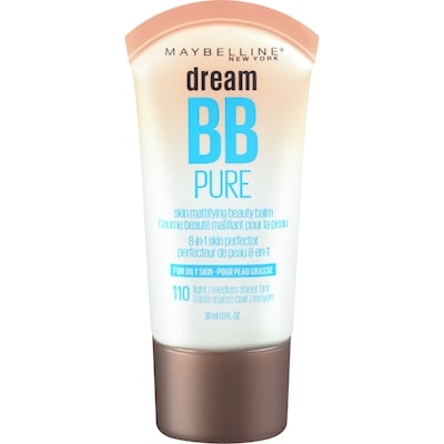 Maybelline Dream Bb Skin Mattifying Beauty Balm Pure For Oily Skin 110 Light / Medium Sheer Tint 30 ml, $44.97/100ml