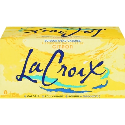 Lacroix Beverage Boisson D'Eau Gazeuse Arôme Naturel De Citron 8x355.0 ml, 0,23 $/100ml
