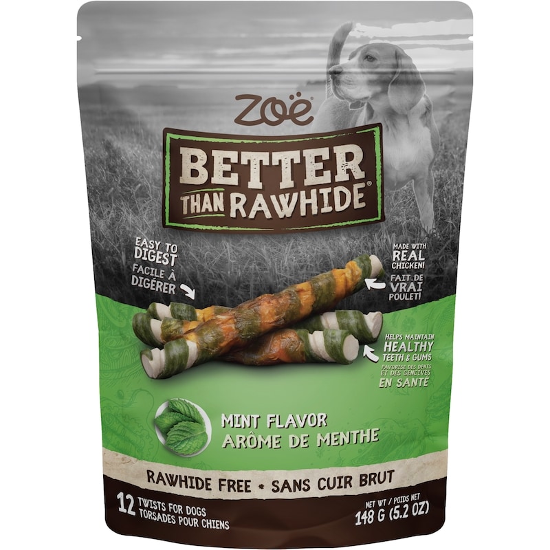 Better Than Rawhide! Twists, Mint, 12 Pieces