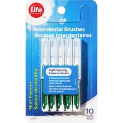 Life Brosses interdentaires saveur de menthe 10 ea, 0,60 $/1ch