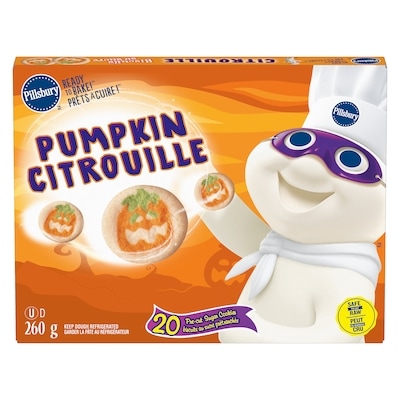Pillsbury Sugar Cookies Pumpkin 260 g, $1.92/100g
