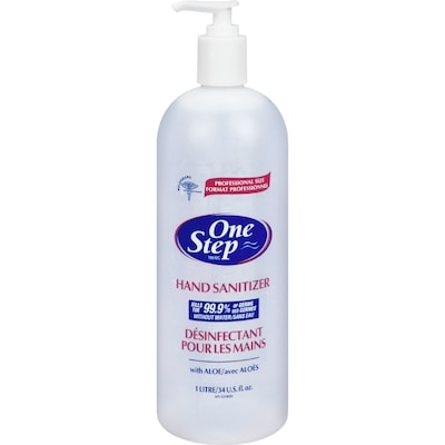 One Step Désinfectant pour les mains One Step 1 l, 1,00 $/100ml