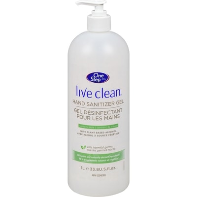 One Step Désinfectant pour les mains One Step 1 l, 1,00 $/100ml