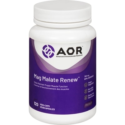 AOR Vegi-Caps Mag Malate Renew 793 Mg 120 ea, $0.31/1ea