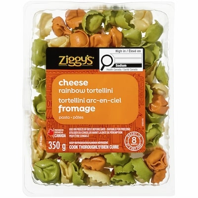 Ziggy's Cheese Rainbow Tortellini 350 g, $1.14/100g