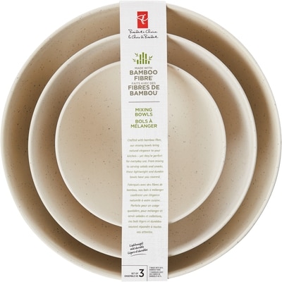 le Choix du Président Bols à mélanger en fibres de bambou 1 ea, 25,00 $/1ch