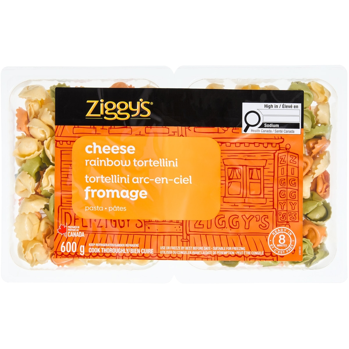 Ziggy's Cheese Rainbow Tortellini