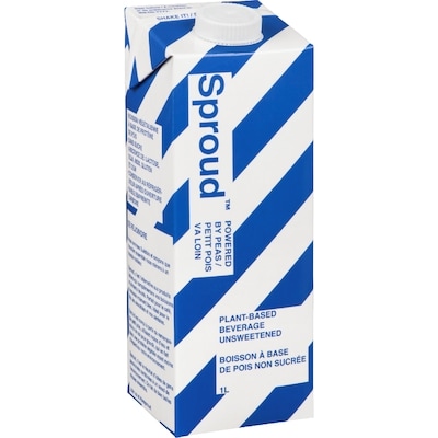 Sproud Plant Based Unsweetened Beverage    1 l, $0.45/100ml