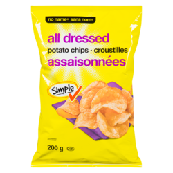 No Name All Dressed Flavour Potato Chips - 200 g | Fortinos No Name All Dressed Flavour Potato Chips - 200 g | Fortinos