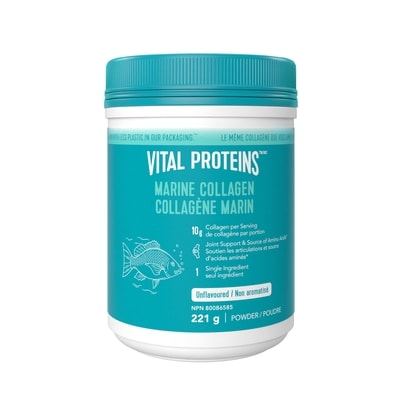 VITAL PROTEINS Poudre de peptides de collagène marin 221 g, 23,52 $/100g