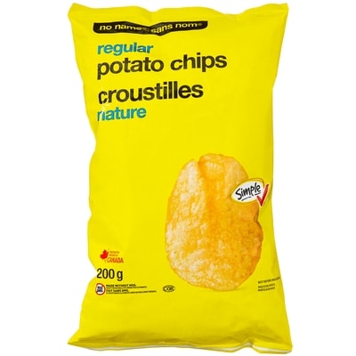Sans Nom Croustilles nature 200 g, 0,75 $/100g