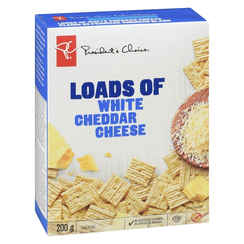 Loads Of White Cheddar Cheese Crackers