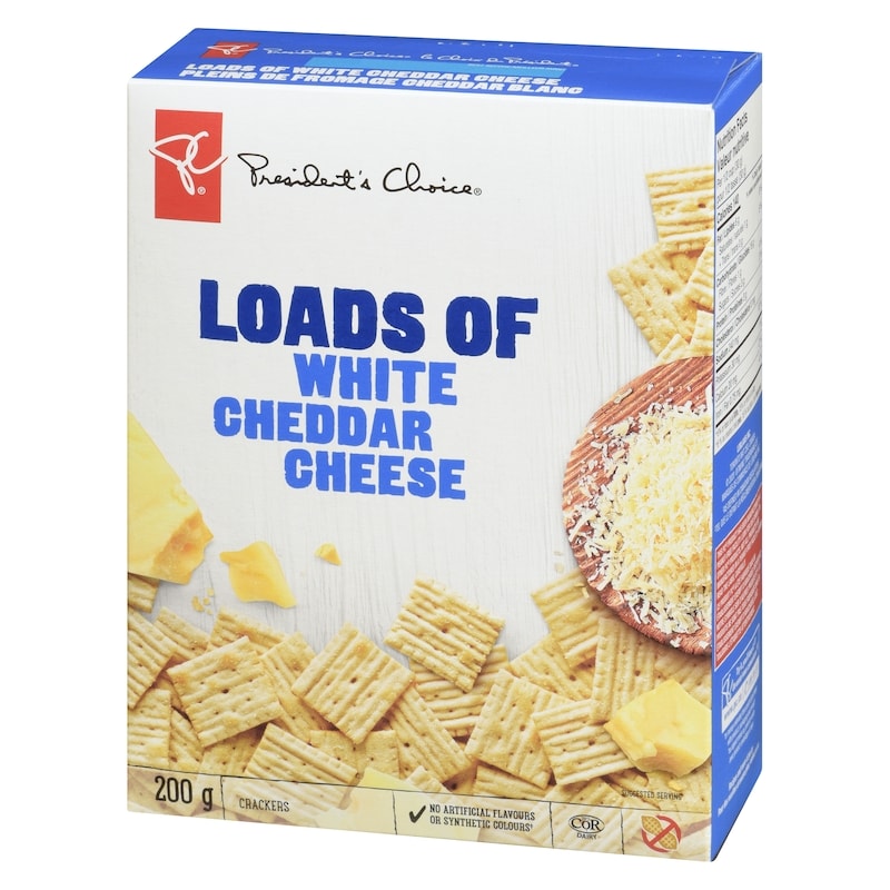 Loads Of White Cheddar Cheese Crackers