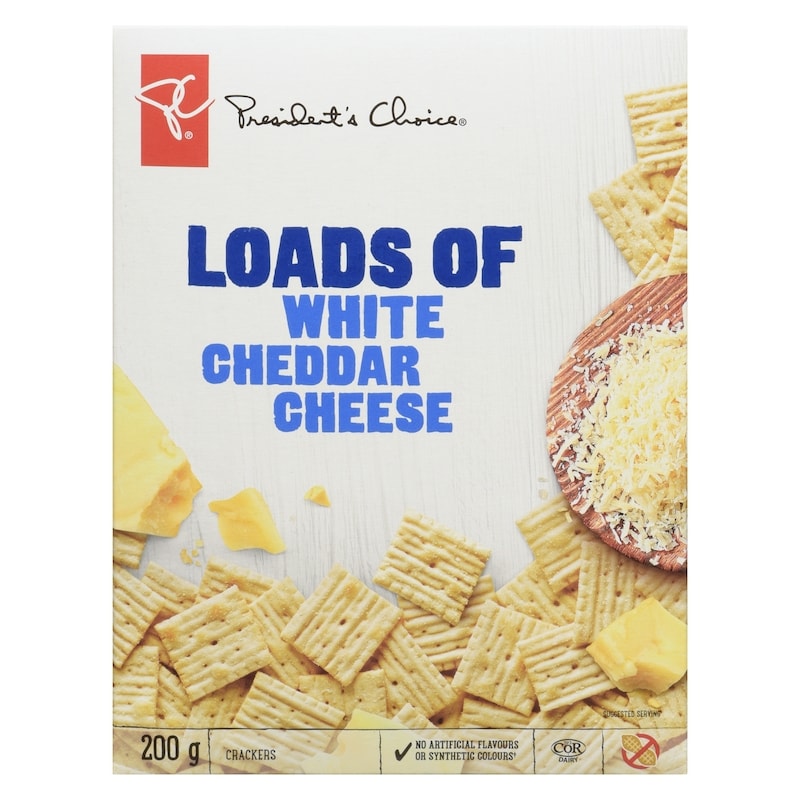 Loads Of White Cheddar Cheese Crackers