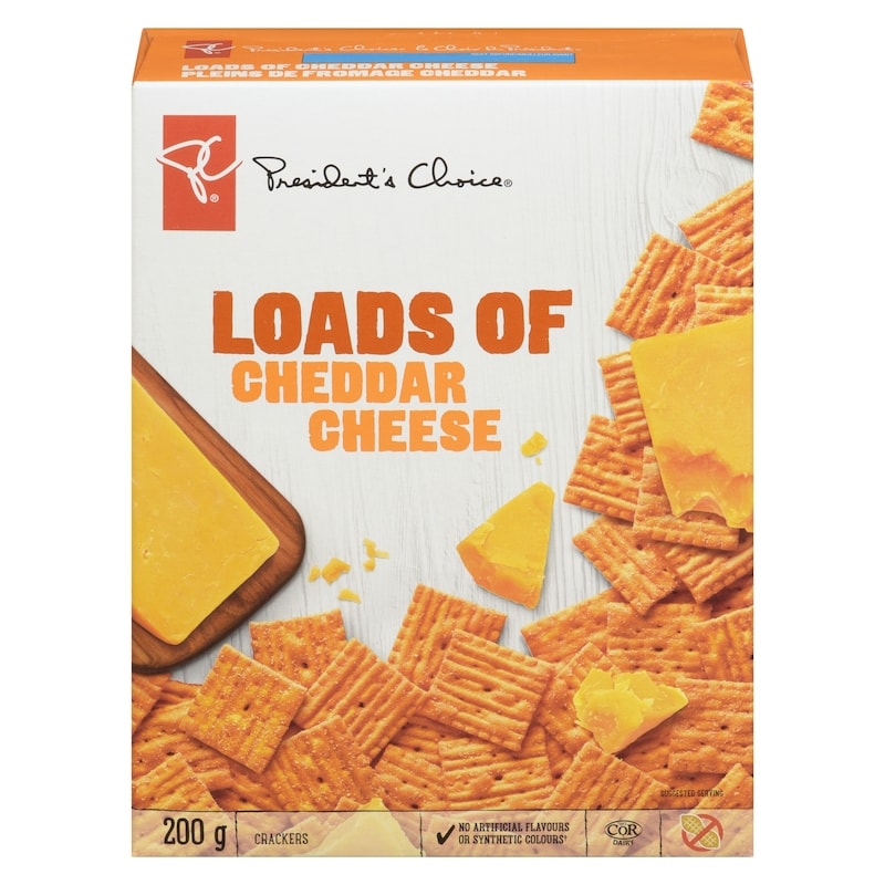 Loads Of Cheddar Cheese Crackers