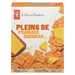 le Choix du Président Craquelins pleins de fromage cheddar 200 g, 1,75 $/100g