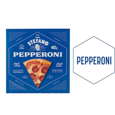 Stefano Faita Frozen Pepperoni Pizza 404 g, $2.23/100g