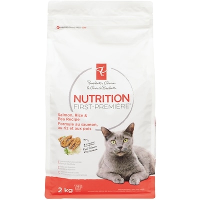 President's Choice Nutrition First Cat Food, Salmon, Rice & Pea 2 kg, $0.95/100g