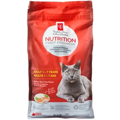President's Choice Nutrition First Cat Food, Salmon, Rice & Pea 2 kg, $0.70/100g