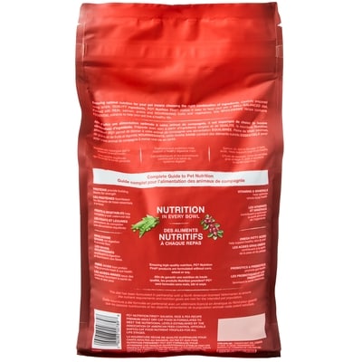 Nourriture pour chats Nutrition première, saumon, riz et pois