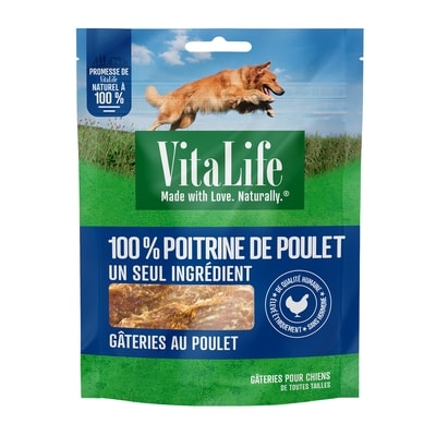 VitaLife Gâteries au poulet 400 g, 3,50 $/100g