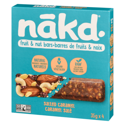 Salted Caramel Fruit & Nut Bars