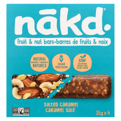 Salted Caramel Fruit & Nut Bars
