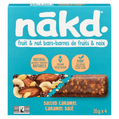 N_kd Caramel Salé Barres De Fruits Et Noix 35 g, 21,40 $/100g