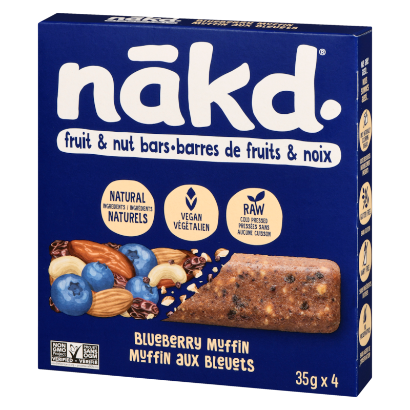 Fruit & Nut Bars Blueberry Muffin