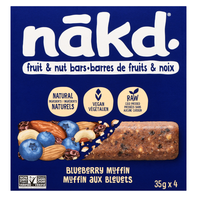 Fruit & Nut Bars Blueberry Muffin