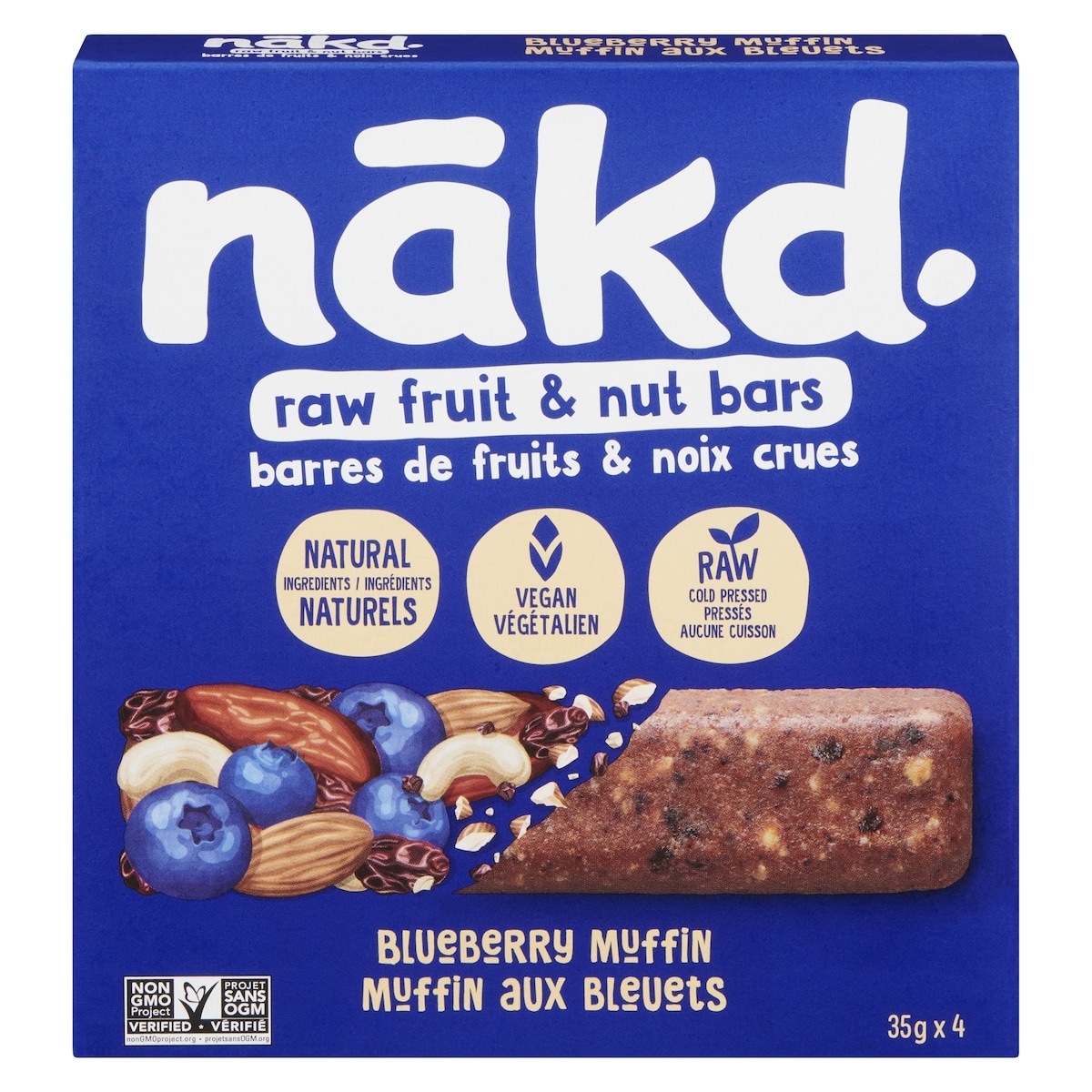 N_kd Barres De Fruits Et Noix Muffin Aux Bleuets 35 g, 21,40 $/100g