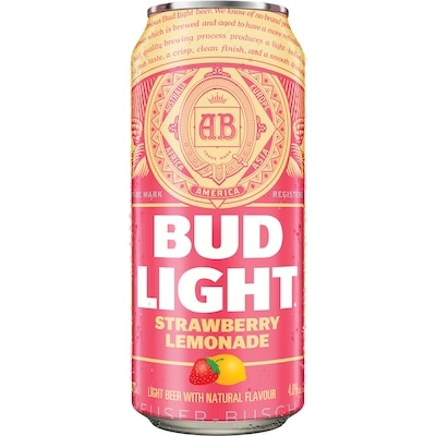 Bud Light Strawberry Lemonade (ID required at pick-up) 473 ml, $0.71/100ml