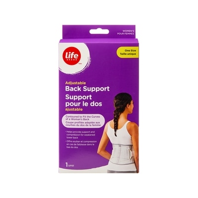 Life Brand Women's Adjustable Back Support 1 ea, $32.99/1ea