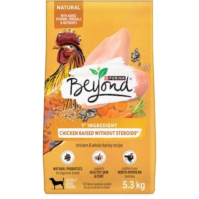 Purina Beyond Simply Farm-Raised Chicken & Whole Barley Recipe, Dry Dog Food 5.3 kg, $0.64/100g