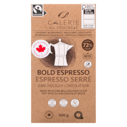 chocolat ページ Galerie Au Chocolat Espresso Dark Bar - 100 g | Zehrs