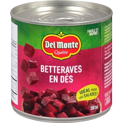 Del Monte Betteraves en dés 398 ml, 0,83 $/100ml