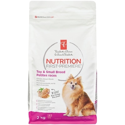 President's Choice Nutrition First Dog Food, Chicken, Brown Rice & Pea 2 kg, $0.60/100g