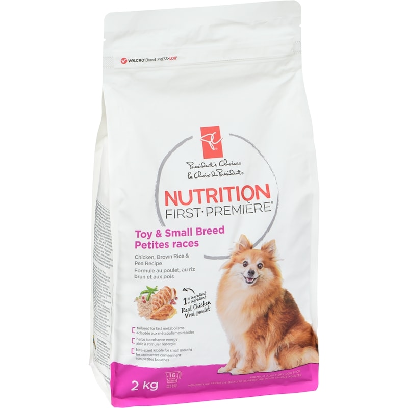 Nutrition First Toy & Small Breed Dog Food, Chicken, Brown Rice & Pea