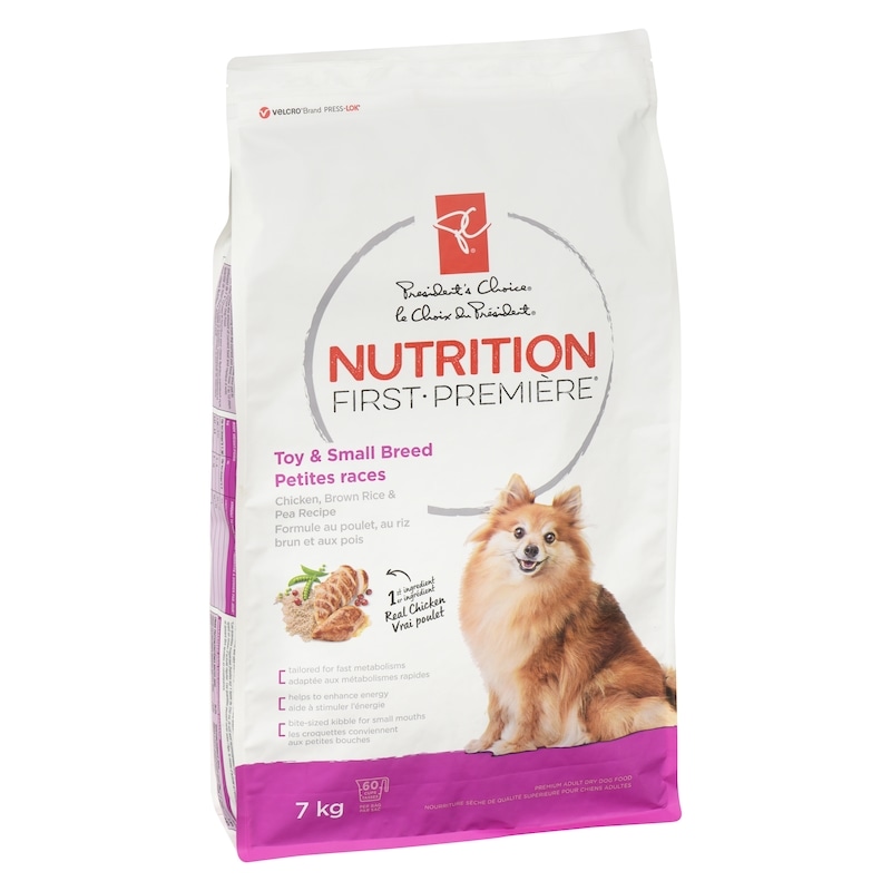 Nutrition First Toy & Small Breed Dog Food, Chicken, Brown Rice & Pea