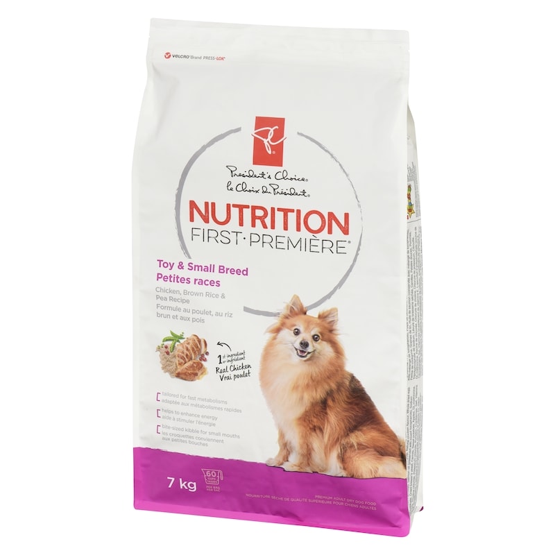 Nutrition First Toy & Small Breed Dog Food, Chicken, Brown Rice & Pea