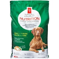 President's Choice Nutrition First Dog Food, Chicken, Brown Rice & Pea 14 kg, $0.38/100g